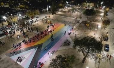La Plaza del Barrio Los Andes reconvertida a un Parque de Juegos infantiles