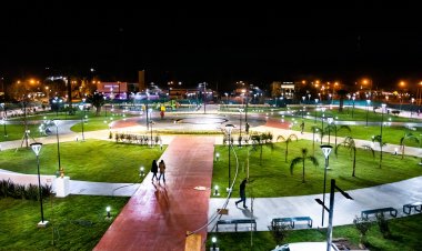 Así de linda quedó la Plaza Dominguito en la Villa cabecera de Media Agua