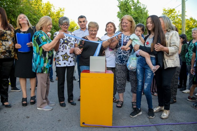 El Barrio Mercedario se luce con la tecnología LED
