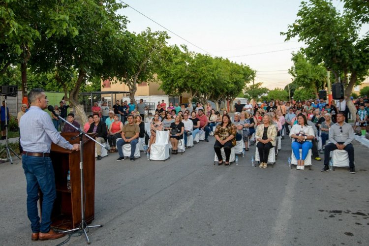 El Barrio Mercedario se luce con la tecnología LED