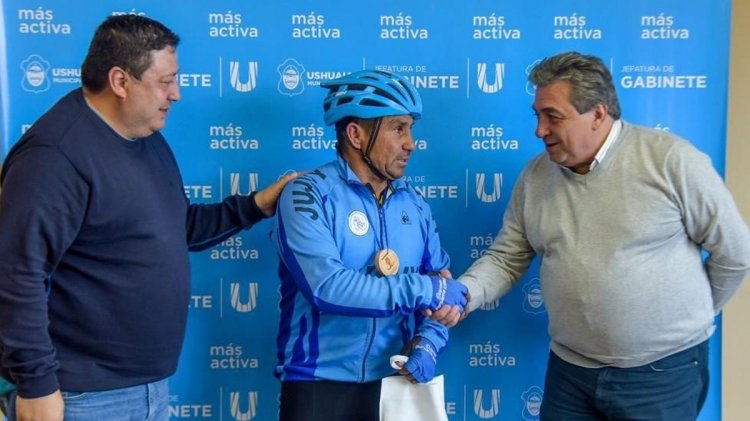Un ciclista sanjuanino con Parkinson unió La Quiaca con Ushuaia