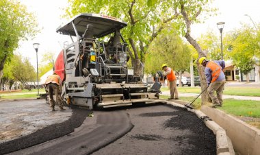 Capital: comenzó la repavimentación de los barrios Bancario y Municipal