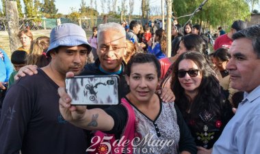 Quiroga Moyano presentó el proyecto para el futuro Loteo Calle 1