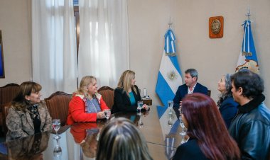 Uñac recibió a la recientemente electa conducción de UDAP