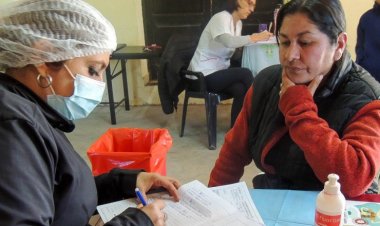 Realizaron un operativo sanitario en Las Tapias, Albardón
