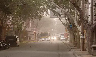 Prevén fuertes ráfagas de viento Sur en la tarde