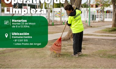 Rivadavia planifica nuevo operativo de limpieza