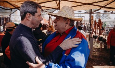 El gobernador Sergio Uñac visitó la Fiesta del Carneo Español en Rawson