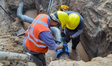 La obra de agua potable para 37 mil cauceteros avanza a paso firme