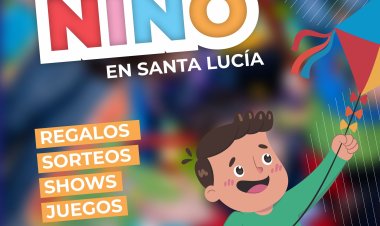 Santa Lucía festeja el Día del Niño