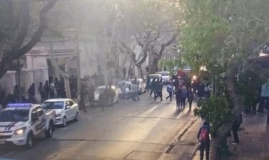 Evacuaron el Colegio Nacional por una fuga de Gas