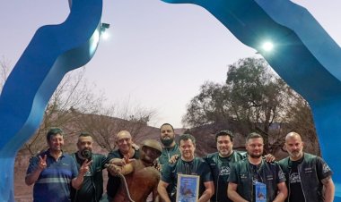 Ullum motero con su primer monumento interactivo