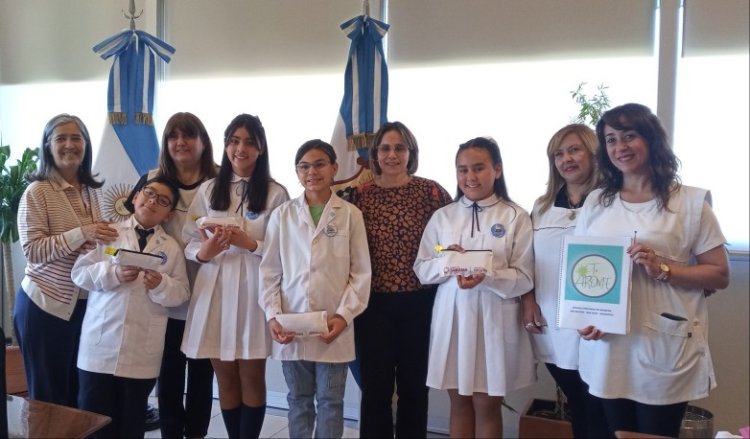 Estudiantes de San Martín obtuvieron un premio a nivel nacional con su proyecto “Té Arome”