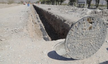 Concluyó la obra del sistema cloacal Zonda