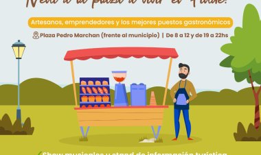 Vení a Ullum este finde: feria, música y turismo en la plaza departamental