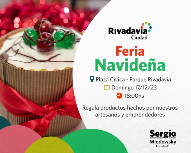 Feria Navideña en Rivadavia