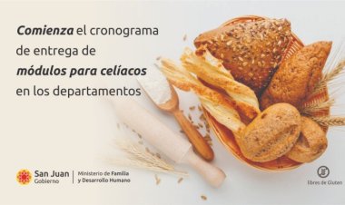 Entregan módulos para celíacos en los departamentos
