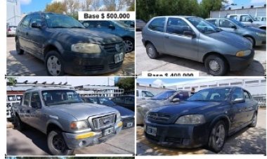 Exhiben los 7 vehículos que rematará Educación