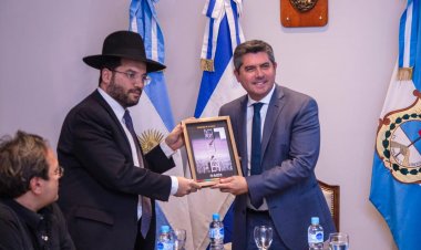 El gobernador se reunió con el presidente de la Federación de Comunidades Judías en Argentina
