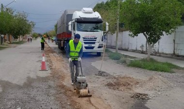 Pocito realizó el bacheo de calles en el barrio UPCN
