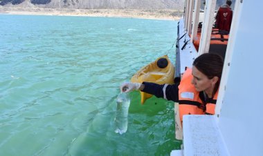 Evalúan la calidad del agua en el dique Punta Negra