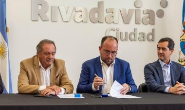 Rivadavia y el Sanatorio Argentino firman un Convenio Integral