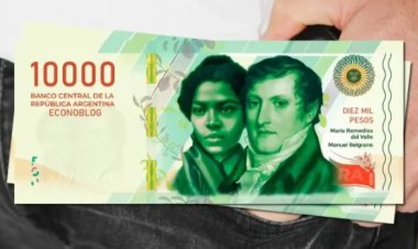 Ya circula el nuevo billete de $10.000: cómo detectar uno falso