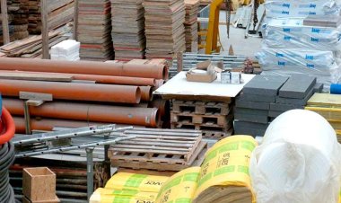 Se desplomó la venta de insumos para la construcción