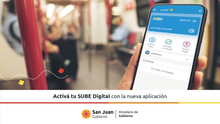 Activá tu SUBE Digital con la nueva aplicación