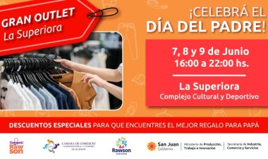 Para papá: nueva edición del outlet en La Superiora