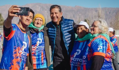 Las personas mayores de Pocito disfrutaron una jornada con múltiples juegos y deportes