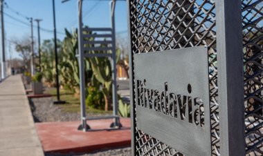 Rivadavia inauguró un Paseo Saludable en Villa Seminario