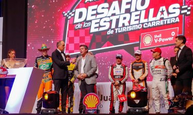 Orrego presenció el sorteo del “Desafío de las Estrellas” del TC en San Juan