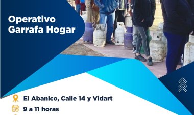 Nueva entrega de la Garrafa Hogar en Pocito