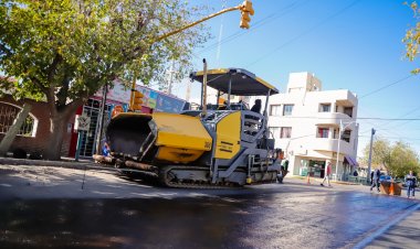 Avanza la repavimentación en calles de Capital