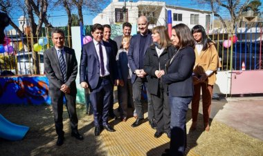 El referente de UNICEF visitó un jardín de infantes
