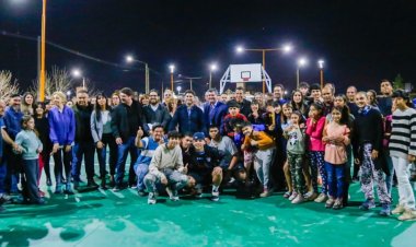 Nuevo polideportivo en Santa Lucía, un espacio clave para las familias