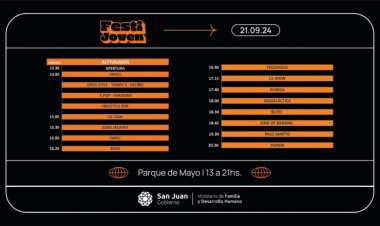 FestiJoven presenta la grilla con los horarios de los artistas que actuarán