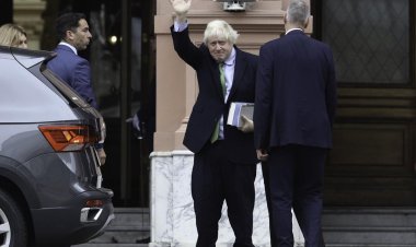 Milei recibió en la Rosada a Boris Johnson