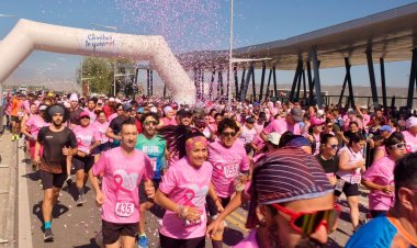 Más de 2000 personas presentes en la Maratón  de Lucha contra el Cáncer de Mama en Chimbas 