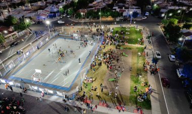 Un nuevo playón deportivo para Chimbas