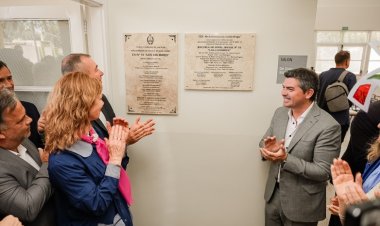 Orrego inauguró una escuela de Nivel Inicial