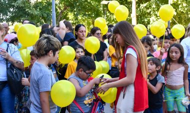 Suelta de Globos en el Día mundial de la lucha contra el cáncer infantil