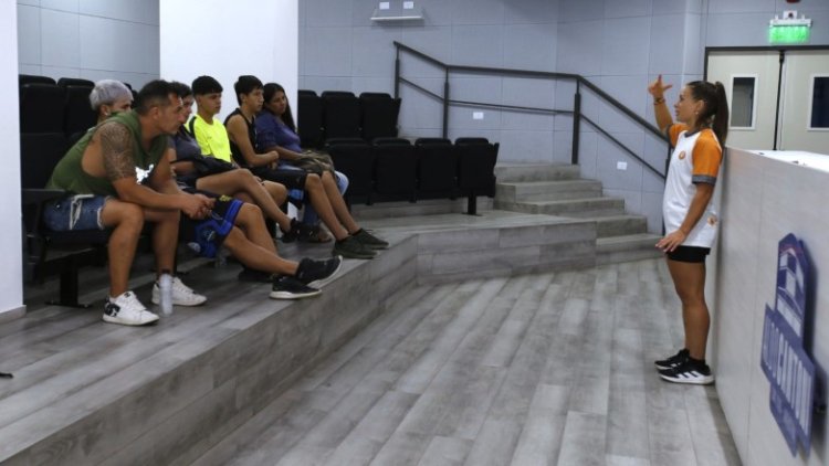 Los jugadores seleccionados por River Plate recibieron una capacitación