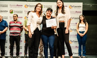 Romina Rosas entregó Certificados y dio inicio a nuevos talleres de empleo