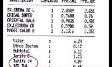 A partir de abril será obligatorio discriminar el IVA en las facturas