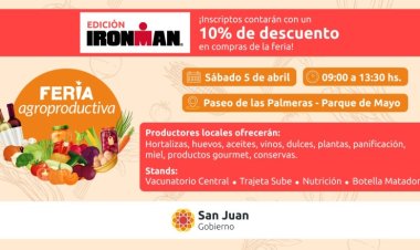 La Feria Agroproductiva se suma al IronMan 2025 con descuentos, salud y sabor