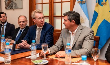 El gobernador recibió al embajador de Suecia en Argentina