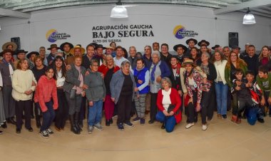 Santa Lucía inauguró el Salón de Usos Múltiples de la Agrupación Gaucha Bajo Segura