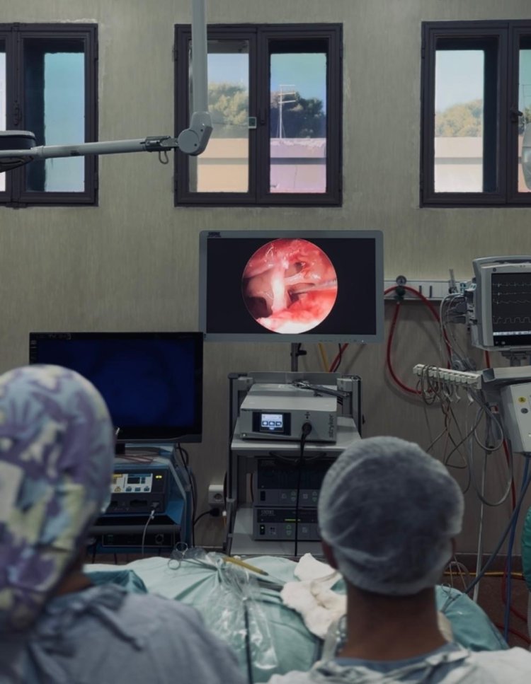 Primera cirugía endoscópica de oído en el Marcial Quiroga